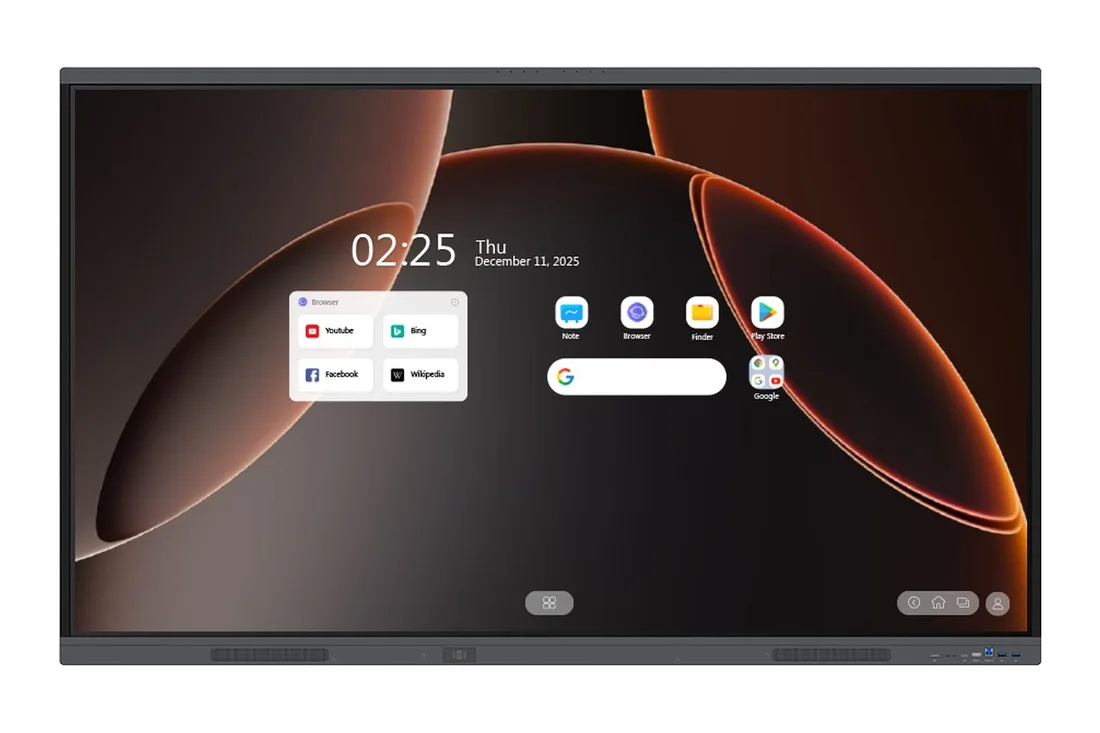 Interactive panel for classrooms (65 / 75 / 86 inch)