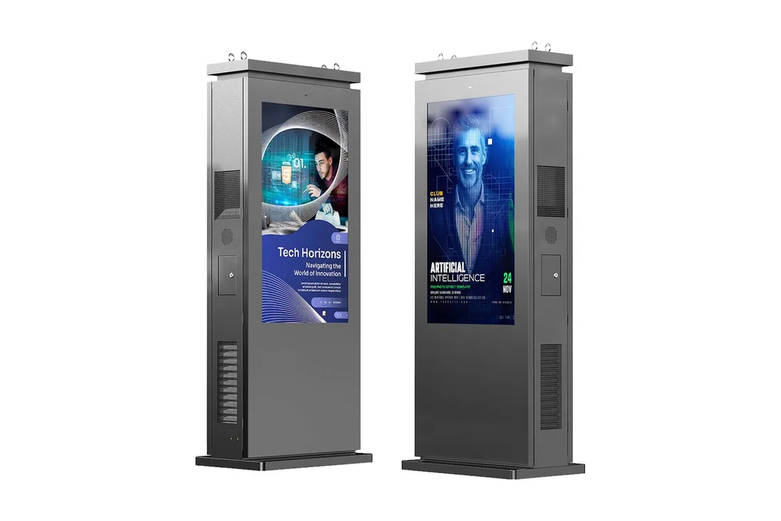 Outdoor double-sided digital kiosk 55 inch (IP55)